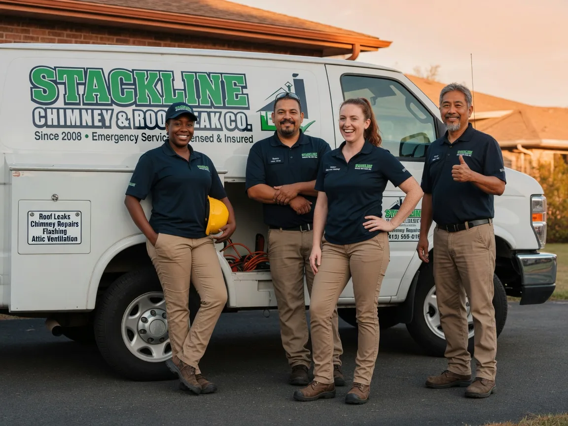 Chimney flashing repair company in De Soto, GA